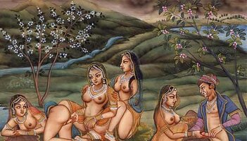 Indian Porn Art - Drawn Ero and Porn Art 1 - Indian Miniatures Mughal Period - ZB Porn