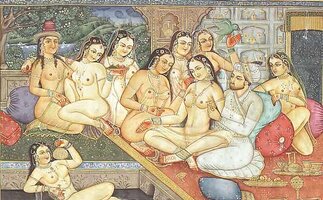 Drawn Ero and Porn Art 1 - Indian Miniatures Mughal Period - ZB Porn