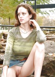 Upskirt honeypot showcasing. Some public etc.