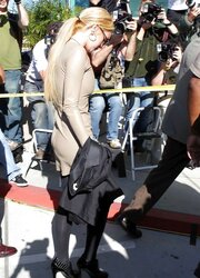 Lindsay Lohan at the Airport Courthouse in Los Angeles