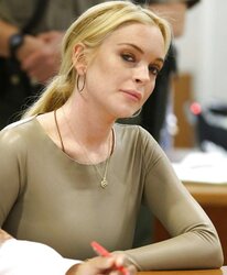 Lindsay Lohan at the Airport Courthouse in Los Angeles