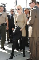 Lindsay Lohan at the Airport Courthouse in Los Angeles