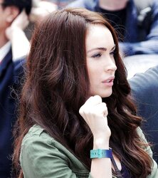 Megan Fox - Film Set