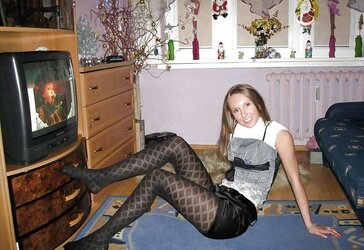 Swedish damsels in stockings and pantyhose