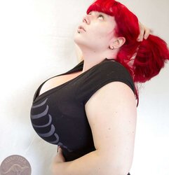 Curvaceous Corsetted Cosplayer