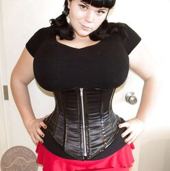 Curvaceous Corsetted Cosplayer