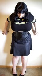 Curvaceous Corsetted Cosplayer