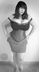 Curvaceous Corsetted Cosplayer