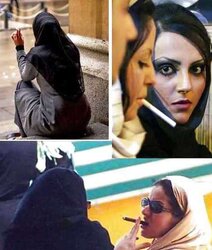 Smoking- hijab niqab jilbab arab