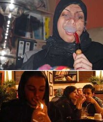 Smoking- hijab niqab jilbab arab