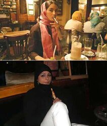 Smoking- hijab niqab jilbab arab