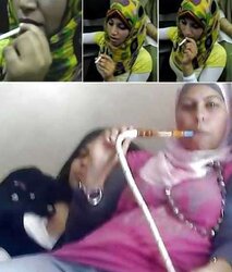 Smoking- hijab niqab jilbab arab