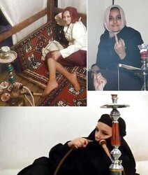 Smoking- hijab niqab jilbab arab