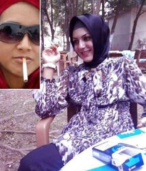 Smoking- hijab niqab jilbab arab