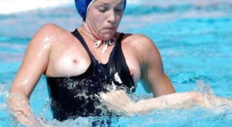 Nipslip At Waterpolo Olympics by Voyeur TROC