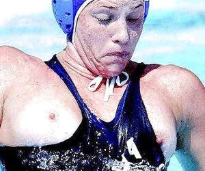 Nipslip At Waterpolo Olympics by Voyeur TROC