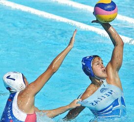 Nipslip At Waterpolo Olympics by Voyeur TROC