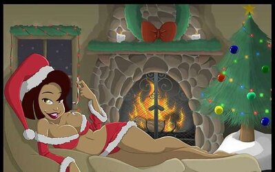 Gorgeous Dark-Hued Girls.... A Gorgeous and A Merry Christmas