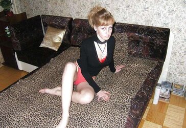 Super-Cute Russian Wifey Position at Home