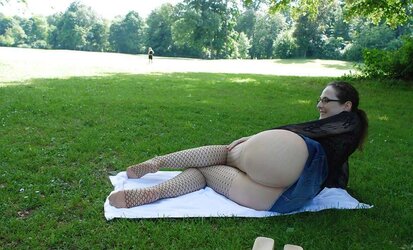 Reifes nacktes Parkluder