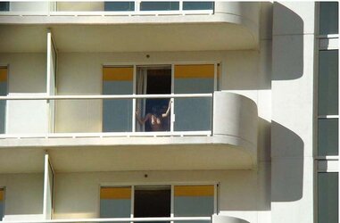 Voyeur balcony