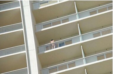 Voyeur balcony