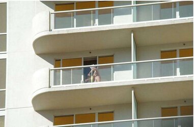 Voyeur balcony