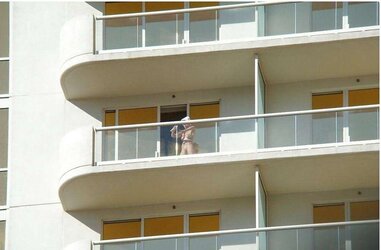 Voyeur balcony