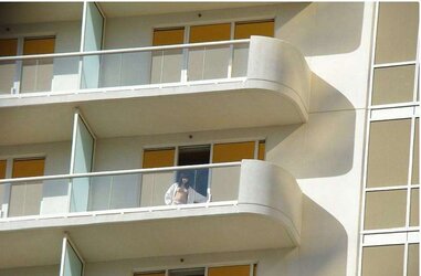 Voyeur balcony