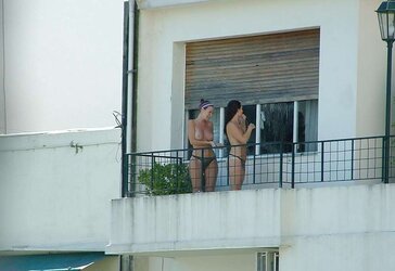 Voyeur balcony