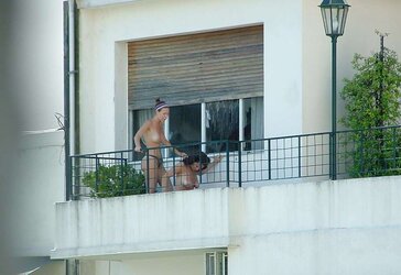 Voyeur balcony