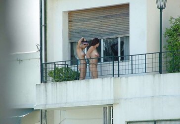 Voyeur balcony