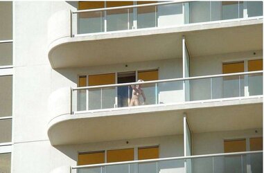 Voyeur balcony