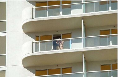 Voyeur balcony