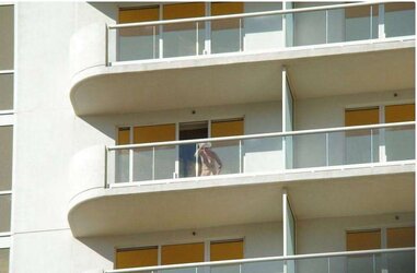 Voyeur balcony