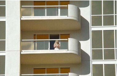 Voyeur balcony