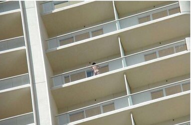 Voyeur balcony