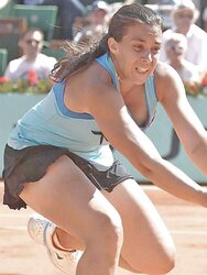 Marion Bartoli (wooly upskirt)