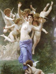 Painted Ero and Porn Art 7 - Adolphe-Willian Bouguereau