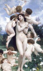 Painted Ero and Porn Art 7 - Adolphe-Willian Bouguereau