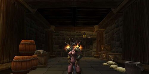 My night elf tart. Sate jism on her :