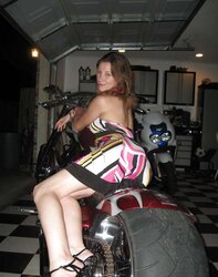 Stolen Images - Honey on Bike