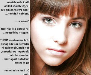 Female Dom captions german part