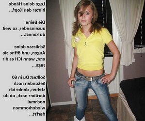 Female Dom captions german part