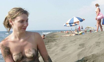 Tiny Titties at the beach