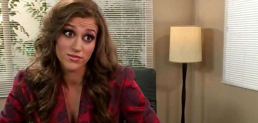 Large tits secretary dark-hued tights orgy