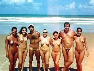 Groups Of Bare People On The Beach - Vol.