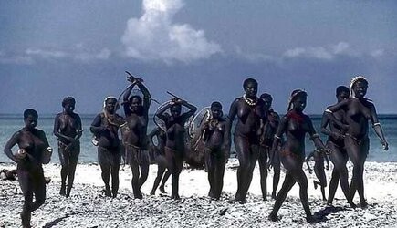 Indian Jarawa Tribal Womens