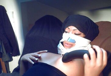 Ultra-Cute arab hijab nymph deep throats shaft and faux-cock - ZB Porn
