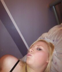 Stolen Images - Light-Haired Lady with smallish Bra-Stuffers